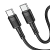 Дата-кабель USB 3.0A 60W для Type-C Type-C Hoco X83 ПВХ 1м