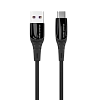 Дата-кабель USB 3.0A для Type-C More choice K32Sa силикон 1м