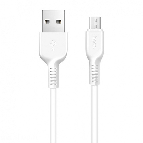 Дата-кабель USB 2.4A для micro USB Hoco X13 TPE 1м