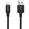 Дата-кабель USB 2.0A для Lightning 8-pin More choice K12i нейлон 1м