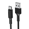 Дата-кабель USB 3.0A для Type-C Borofone BX1 TPE 1м