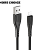 Дата-кабель USB 2.0A для Lightning 8-pin More choice K22i TPE 1м