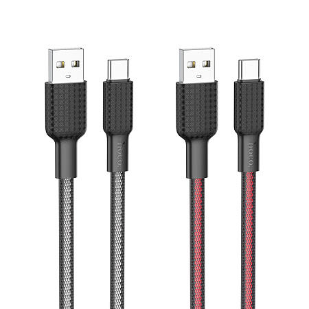Дата-кабель USB 3.0A для Type-C Hoco X69 нейлон 1м