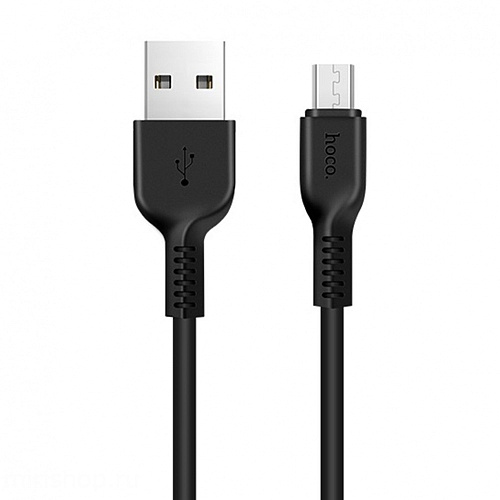 Дата-кабель USB 2.4A для micro USB Hoco X13 TPE 1м