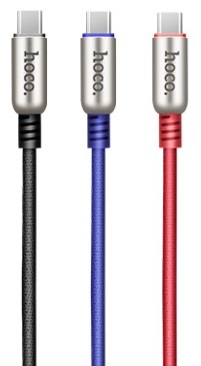 Дата-кабель USB 2.4A для micro USB Hoco U17 нейлон 1.2м