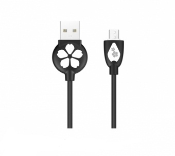 Дата-кабель USB 2.4A для micro USB Hoco JP15 Sakura TPE 1.2м