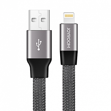 Дата-кабель USB 2.4A для Lightning 8-pin пенал металл JOYROOM Magic S-M340 0.5м