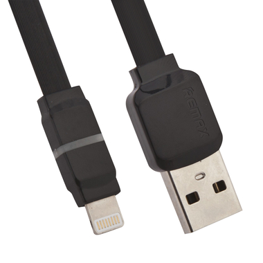 Дата-кабель USB 2.1A для Lightning 8-pin Remax Breathe LED RC-029i 1м