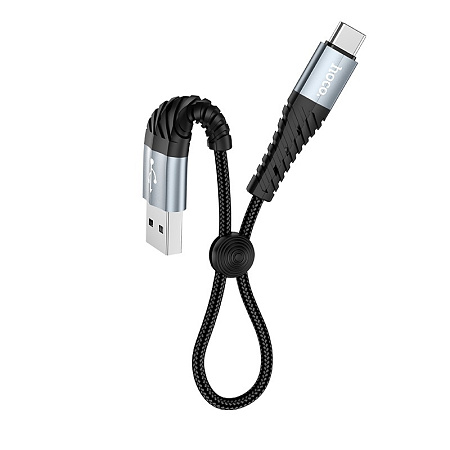 Дата-кабель USB 3.0A для Type-C Hoco X38 нейлон 0.25м