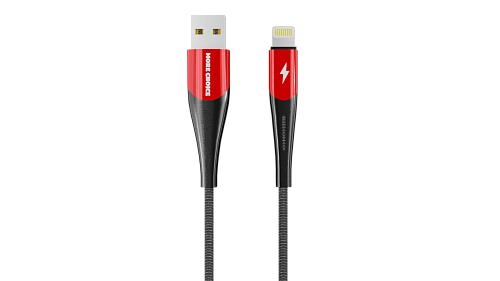 Дата-кабель Smart USB 2.4A для Lightning 8-pin More choice K41Si New нейлон 1м