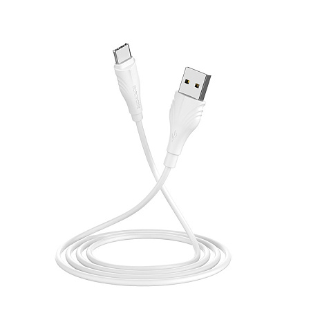 Дата-кабель USB 2.0A для Type-C Borofone BX18 ПВХ 1м