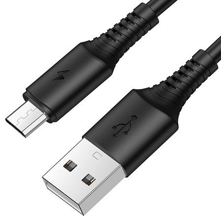 Дата-кабель USB 2.4A для micro USB Borofone BX47 ПВХ 1м