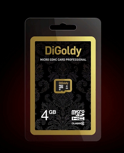 Карта памяти   4GB Micro-SD DiGoldy Class10
