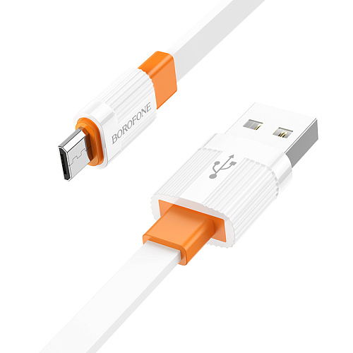 Дата-кабель USB 2.4A для Micro USB Borofone BX89 ПВХ 1м