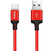 Дата-кабель USB 2.0A для Type-C Hoco X14 нейлон 2м