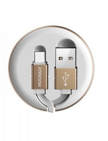 Дата-кабель USB 2.0A для Lightning 8-pin выдвижной (рулетка) JOYROOM  Flexible S-M346 0.9м