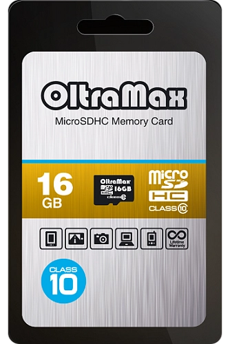 Карта памяти  16GB Micro-SD OltraMax Class10