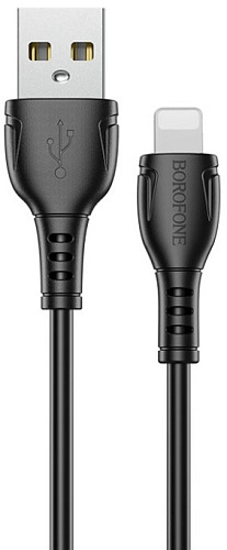 Дата-кабель USB 2.4A для Lightning 8-pin Borofone BX51 ПВХ 1м