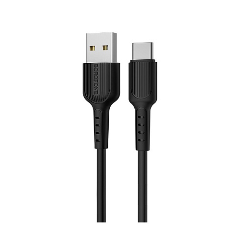 Дата-кабель USB 2.0A для Type-C Borofone BX16 TPE 1м