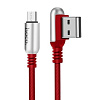 Дата-кабель USB 2.4A для micro USB Hoco U17 нейлон 1.2м