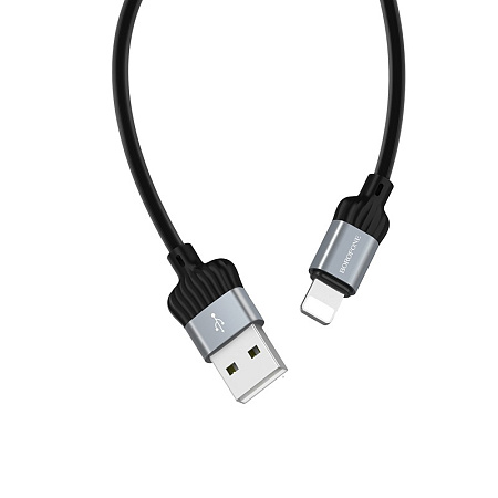 Дата-кабель USB 2.4A для Lightning 8-pin Borofone BX28 ПВХ 1м