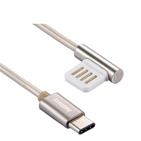 Дата-кабель USB 2.1A для Type-C пенал металл Remax Emperor RC-054a 1м