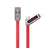 Дата-кабель USB 2.1A 2in1 для Lightning &amp; Micro Remax Armor 1м  