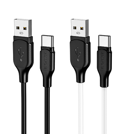 Дата-кабель USB 3.0A для Type-C Borofone BX42 силикон 1м