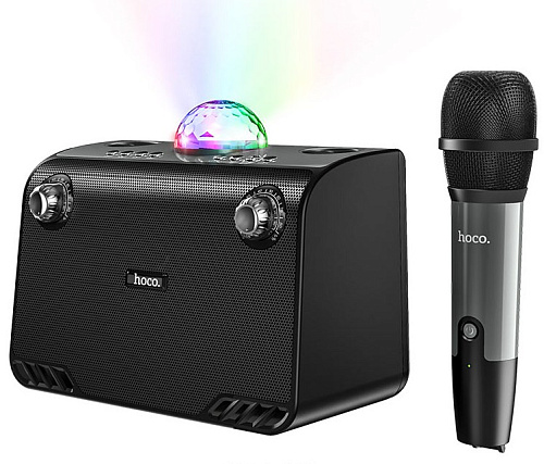 Колонка Bluetooth 5.0 20W 2400mAh с беспроводным микрофоном и спецэффктами Hoco BS41