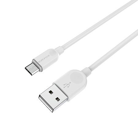 Дата-кабель USB 2.0A для micro USB Borofone BX14 ПВХ 3м