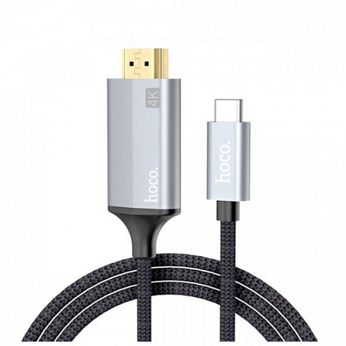 Дата-кабель для Type-C to HDMI 4K Hoco UA13 1,8м