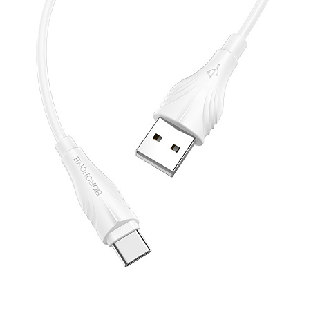 Дата-кабель USB 1.6A для Type-C Borofone BX18 ПВХ 2м