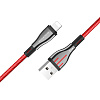 Дата-кабель USB 2.4A для micro USB Borofone BU23 нейлон 1.2м