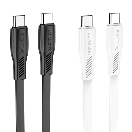 Дата-кабель USB 3.0A 60W Type-C to Type-C Borofone BX85 ПВХ 1м
