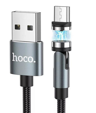 Дата-кабель USB 2.4A для micro USB Hoco U94 нейлон 1.2м