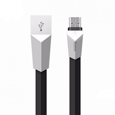 Дата-кабель USB 2.4A для micro USB Hoco X4 TPE 1.2м
