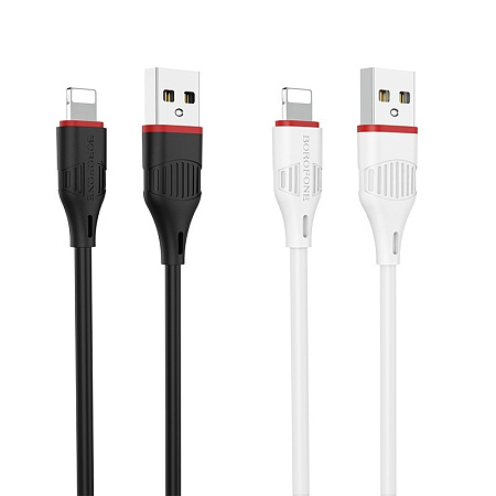 Дата-кабель USB 2.0A для Lightning 8-pin Borofone BX17 TPE 1м