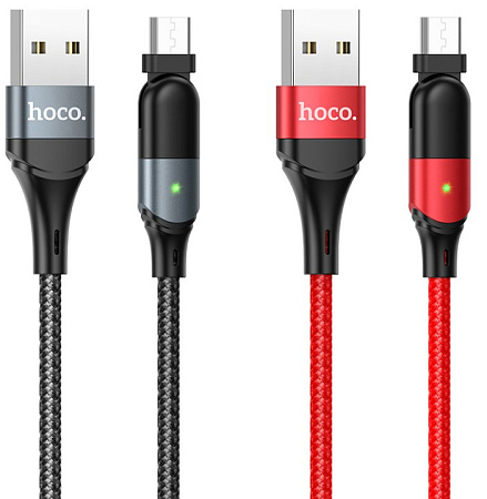 Дата-кабель USB 2.4A для micro USB Hoco U100 1.2м