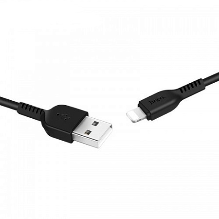 Дата-кабель USB 2.0A для Lightning 8-pin Hoco X20 FLASH TPE 1м