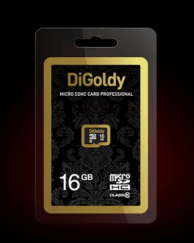 Карта памяти  16GB Micro-SD DiGoldy Class 10