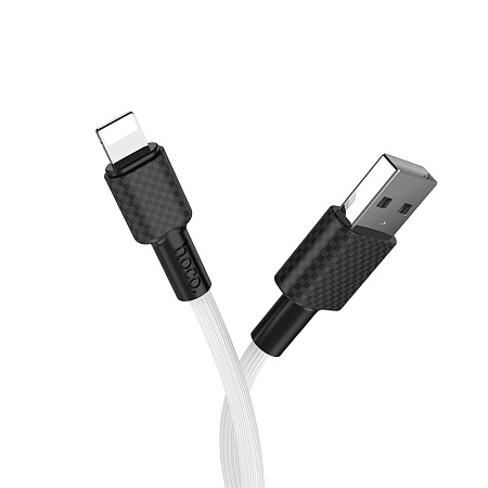 Дата-кабель USB 2.0A для Lightning 8-pin Hoco X29 TPE 1м
