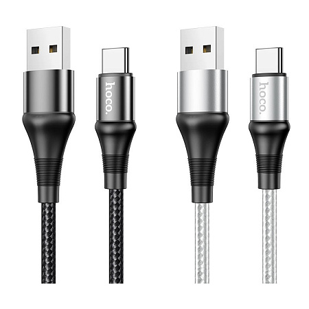 Дата-кабель USB 3.0A для Type-C Hoco X50 нейлон 1м