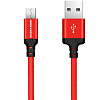 Дата-кабель USB 2.0A для micro USB More choice K12m нейлон 1м