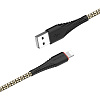Дата-кабель USB 2.4A для Lightning 8-pin Borofone BX25 нейлон 1м