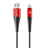 Дата-кабель Smart USB 3.0A для Type-C More choice K41Sa New нейлон 1м