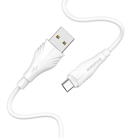 Дата-кабель USB 2.0A для micro USB Borofone BX18 ПВХ 1м